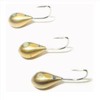 Мормышка Киселевка D3.0mm (0.37gr) золото (24552)