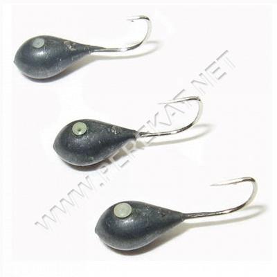 Мормышка Киселевка D3.0mm (0.37gr) черный (24553)