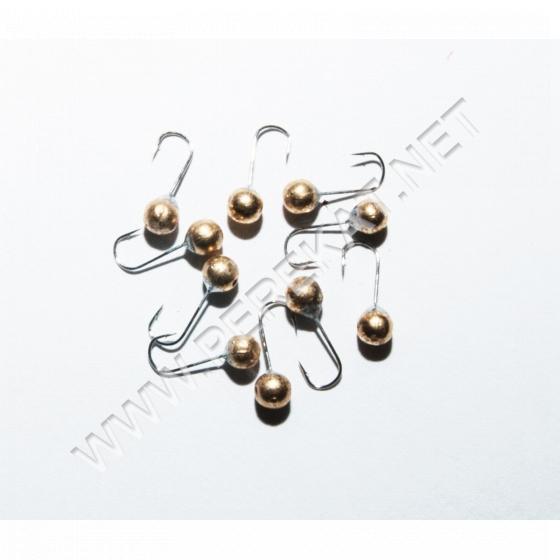 Мормышка Diskus дробинка D2.5mm (0.13gr) золото (24609)