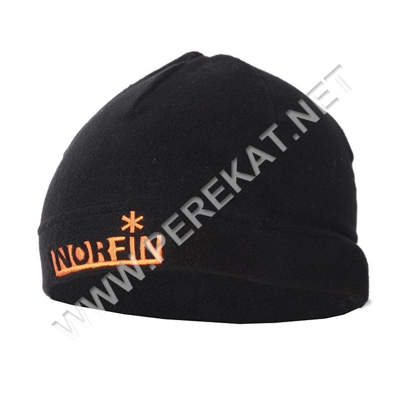 308711-L	Шапка флисовая подрастков.  Norfin FLEECE JUNIOR (чёрн.) р.L (24770)