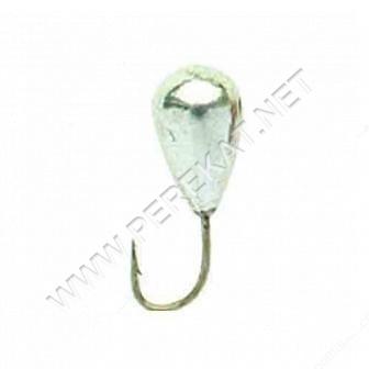 8228K030 S Мормышка Salmo капля с отверстием и кембриком D3,0mm 0,41gr серебро (24783)