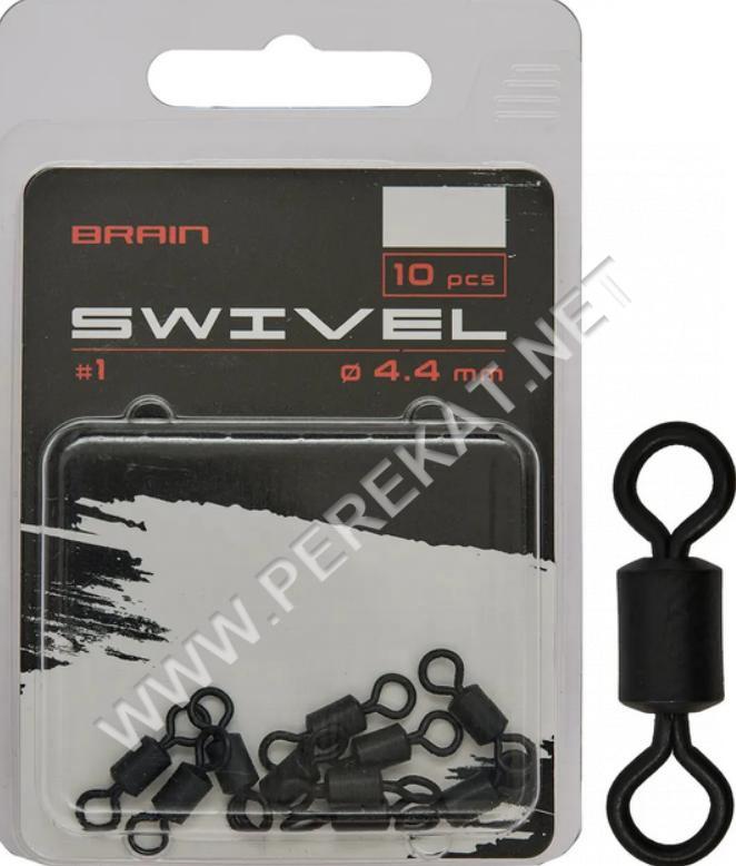 Вертлюжок Brain Swivel #1, 20mm, diam 4.4mm (10 шт/уп) SGCA-8008-1 (48092)