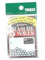 Завідне кільце Yarie 806 Split ring black 10Lb #1  30шт (73963)