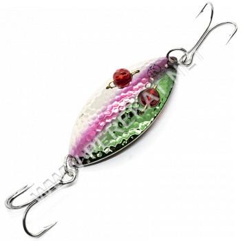 Блешня Dardevle Wiggler 14g hmrd nic grn/red (71643)
