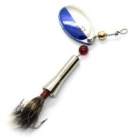 Вертушка Dardevle Notangle Spinner 7g #Half Nickel/Half Blue	