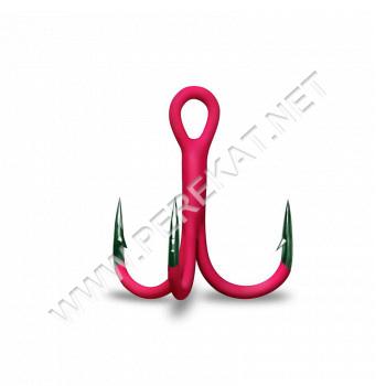 Трійник Gurza Round Treble ST-36 UV RED #10 (65503)