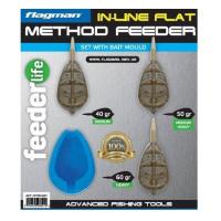 Набор кормушек INLINE METHOD FEEDER  15gr 24gr 40gr  Mould (28291)