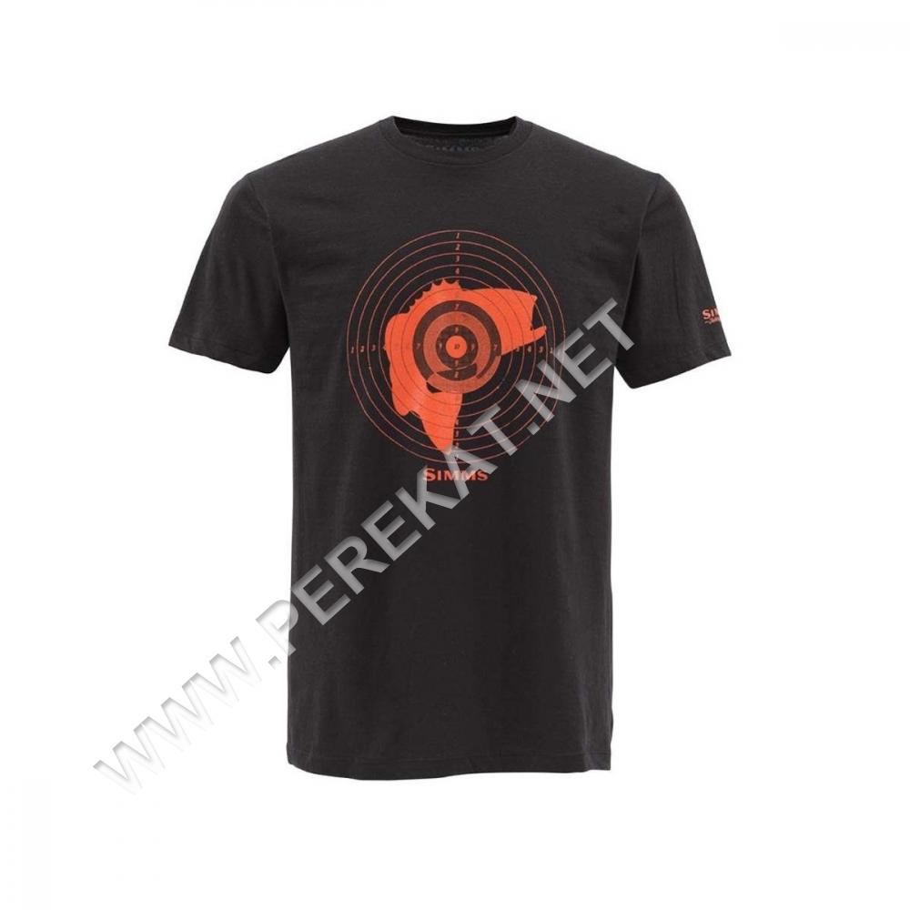 Футболка Simms Bass Hunter SS T Black M (28674)