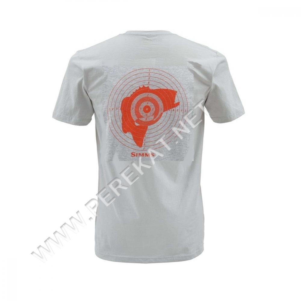 Футболка Simms CBP Bass Hunter SS T Grey L (28679)