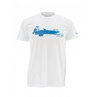 Футболка Simms Skiff SS T White M (28684)