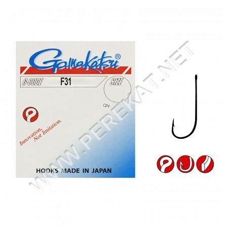Крючок Gamakatsu F31 N/L  №18 13шт (28811)