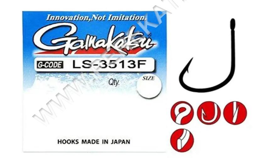 Гачок  Gamakatsu LS-3513F 004 Ring Eye Serie 14шт. (28814)