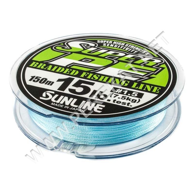 Шнур Sunline New Super PE 150м (голуб.) #1.5/0.205мм 15LB/7,5кг (15955)