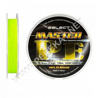 Шнур Select Master PE 150m 0.24мм 29кг салат. (29783)
