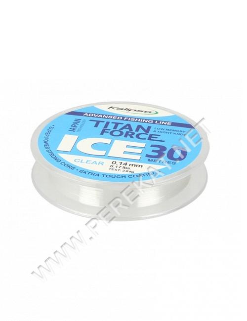 Леска Kalipso Titan Force Ice CL 30м 0.14мм (39979)
