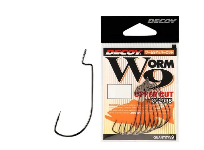 Гачки Decoy Worm 9 Upper Cut №1/0 (9 шт)
