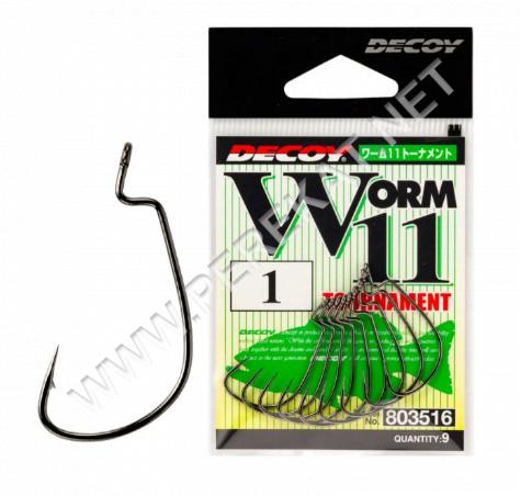 Гачок Decoy Worm 11 Tournament 1, 9шт (уп.) (30256)