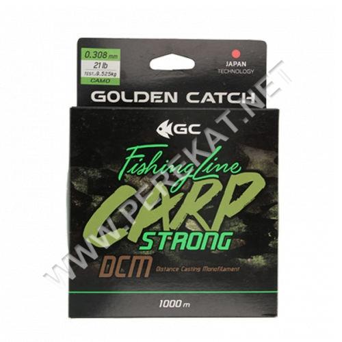 Леска GC Carp Strong DCM 1000м 0.309мм 21lb Camo NEW (30289)