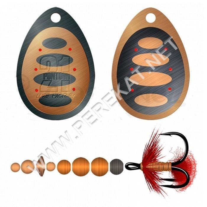 Блесна Pontoon 21 Ball Concept BT #2.5, вертушка 5.5гр. BC2.5 B04-003 (30363)