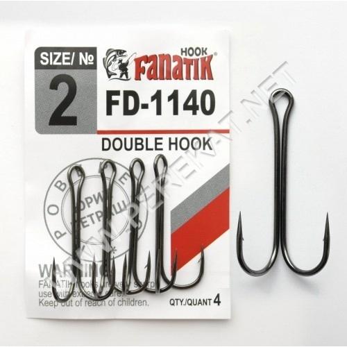 Крючок двойной Fanatik FD-1140 № 1/0 (30427)