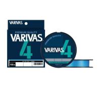 Шнур Varivas PE Line X4 Water Blue 150m 11.32kg 0.205mm #1.5 (311427)