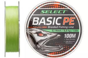 Шнур Select Basic PE Light Green 100m 0.14mm 15lb/6.8kg (31137)