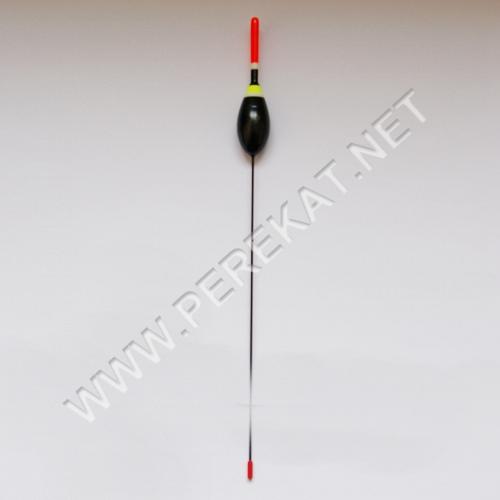 Поплавок Merlin 114 - 3,0г. цв. черный/желт. (32361)