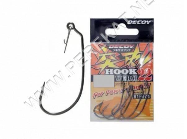 Гачки Decoy KR-29 Worm Round-fine 2/0 уп. (32799)