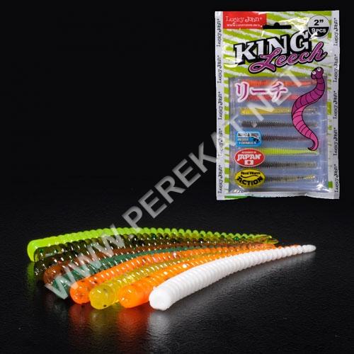 140152-MIX1 Слаг силикон. KING LEECH LJ Pro Series 2 