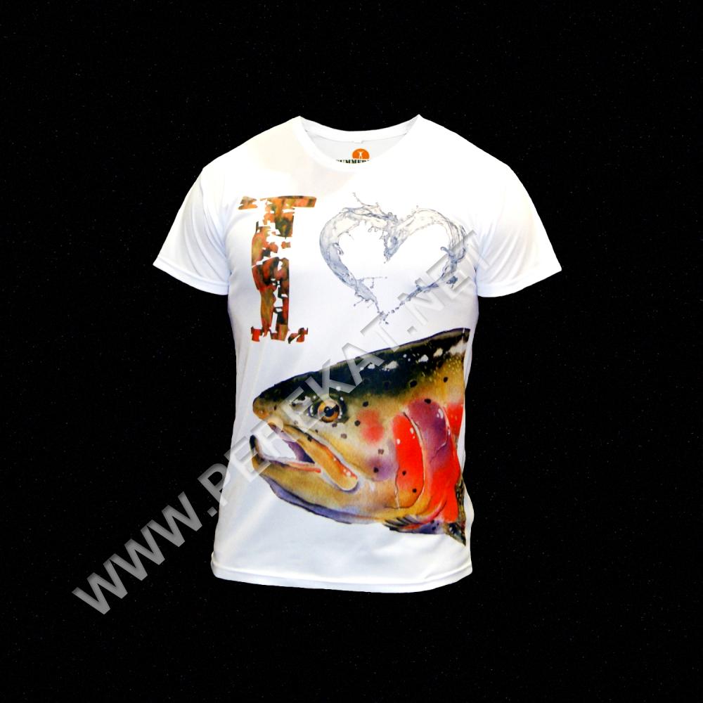 Футболка Summerland I Love Trout S (33610)