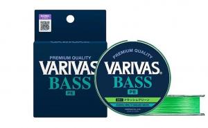 Шнур Varivas Bass PE X4 150m Flash Green 4.5kg 0.128mm #0.6 (34430)