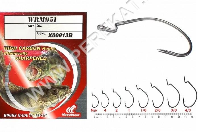 Крючок Hayabusa офсет WRM951 №3/0(6шт) (34479)