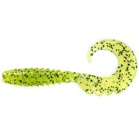 Силікон FishUp Fancy Grub 1" (12pcs.), #055 - Chartreuse/Black уп (34648)