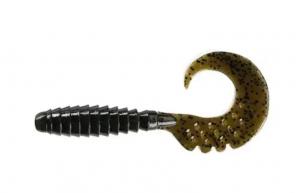 Силікон FishUp Fancy Grub 2" (10pcs.), #043 - Watermelon Brown/Black уп (34657)