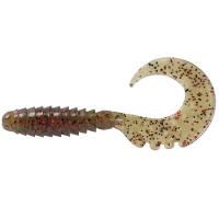 Силікон FishUp Fancy Grub 2" (10pcs.), #045 - Green Pumpkin/Red & Black уп (34658)