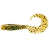 Силікон FishUp Fancy Grub 2.5" (10pcs.), #036 - Caramel/Green & Black уп (34667)