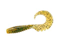 Силікон FishUp Fancy Grub 2.5" (10pcs.), #036 - Caramel/Green  Black уп (34667)