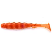 Силікон FishUp U-Shad 4" (8pcs.), #049 - Orange Pumpkin/Black уп (34816)