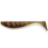 Силікон FishUp Wizzle Shad 3" (8pcs.), #045 - Green Pumpkin/Red & Black уп