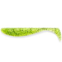 Силікон FishUp Wizzle Shad 3" (8pcs.), #055 - Chartreuse/Black уп