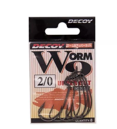Гачки офсетні Decoy Worm 9 Upper Cut №2/0 (8 шт)