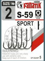 Крючок Fanatik SPORT S-59  №2  5шт. (37183)