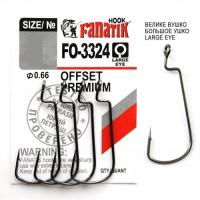 Крючок Fanatik FO-3324 № 4 Офсетный  5шт. (38417)