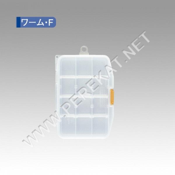 Коробка Meiho Worm　Case　F（W-F) прозрачный (38613)