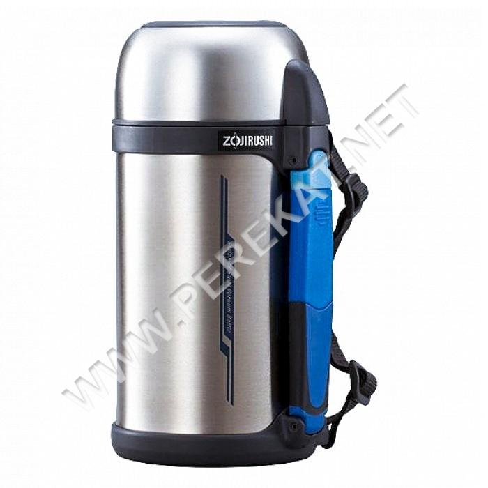 Термос ZOJIRUSHI SF-CС13ХA 1.3 л (складна ручка ремешок) к:сталевий (38862)