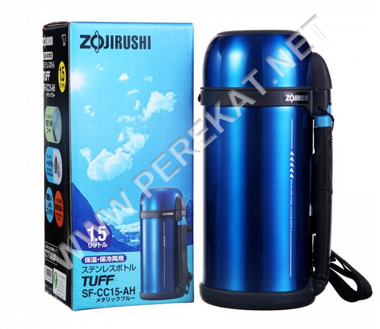 Термос ZOJIRUSHI SF-CС15XA 1.5 л (складна ручка ремешок) к:сталевий (38864)
