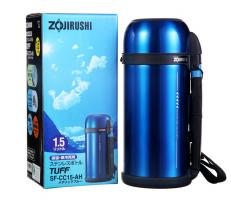 Термос ZOJIRUSHI SF-CС15XA 1.5 л (складна ручка ремешок) к:сталевий (38864)