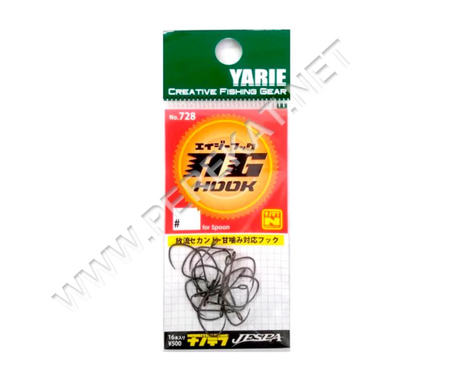 Гачки Yarie 728 AG Hook #9 nanotef 16шт (38904)