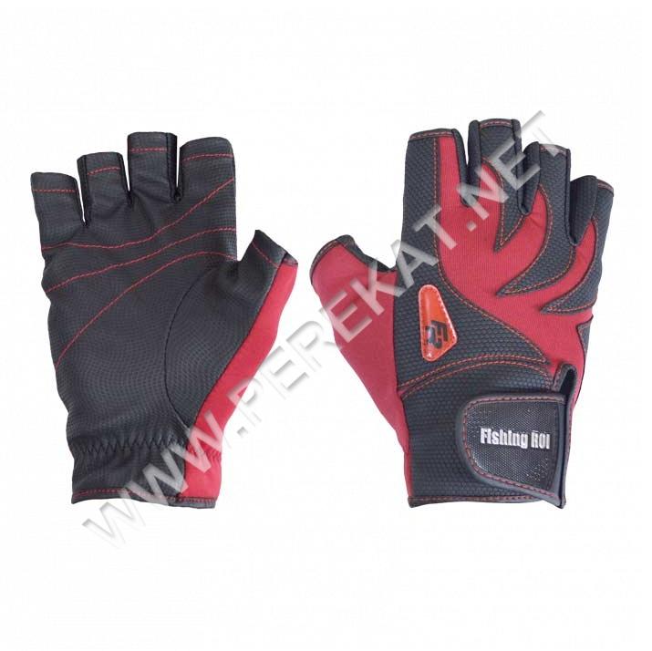 Перчатка спиннингиста Fishing ROI WK-05 red XXL (б/пальц.) (38945)