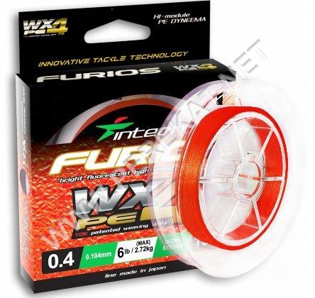 Шнур плетеный Intech FURIOS PE WX4 120m (#0,4) (39411)
